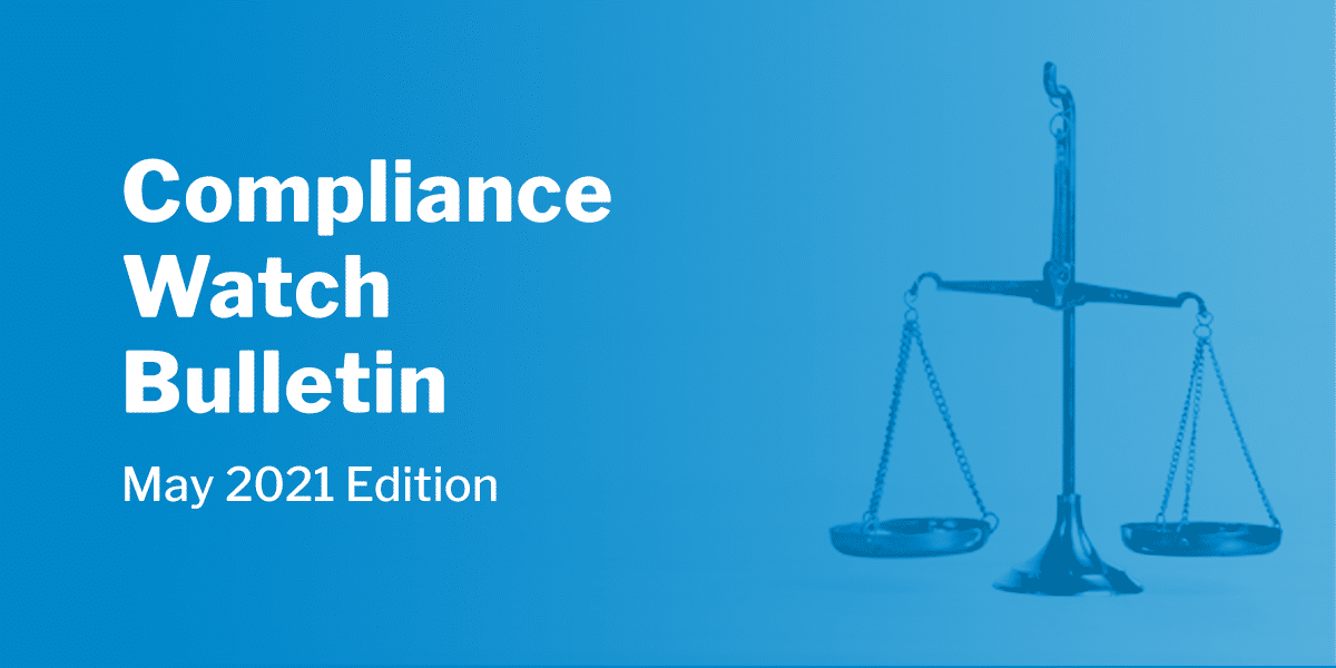 Compliance Watch Bulletin May 2021 Edition