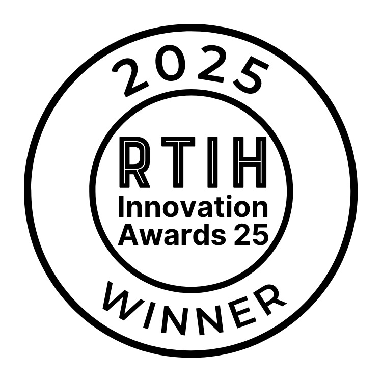 Winner Logo Black Transparent 2025 RTIH Innovation Awards 25 Winner