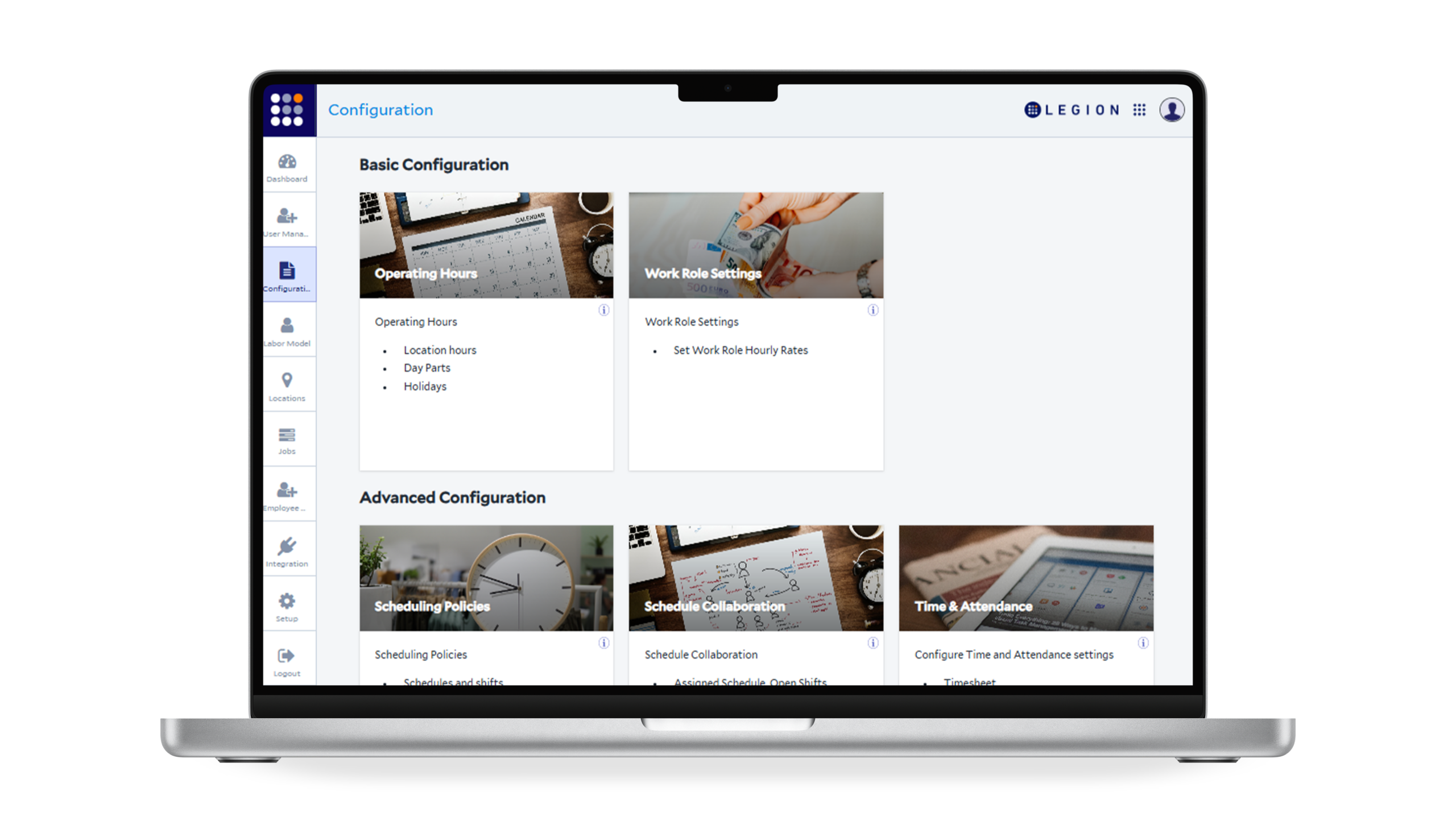 Control Center Templates With Shell