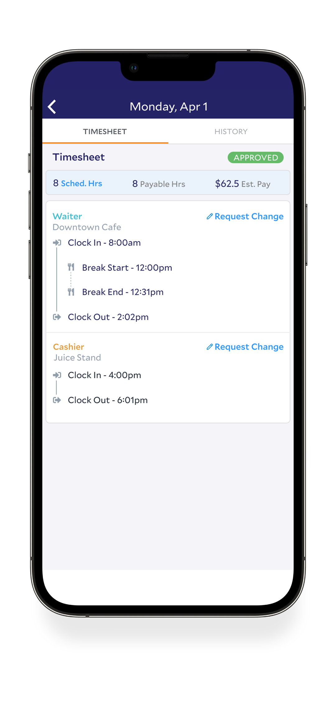 Flexible Clock In Options