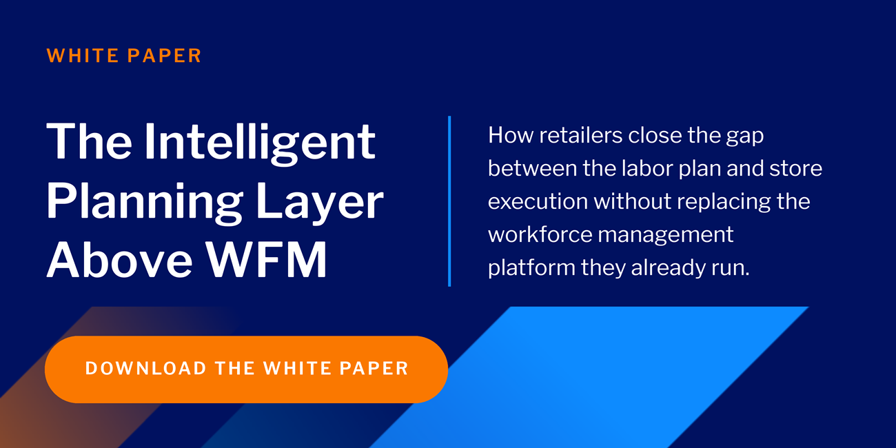 The Intelligent Planning Layer Above WFM